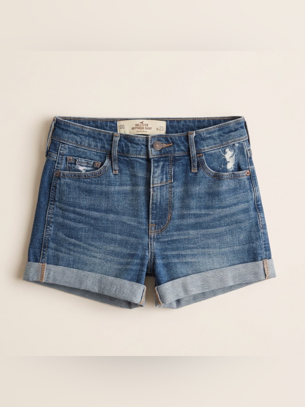 Hollister Boyfriend High Rise Jean Short - Size 00